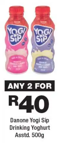 OK Liquor Danone Yogi Sip Drinking Yoghurt Asstd. offer