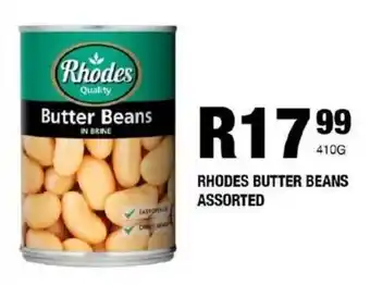 Take 'n Pay Rhodes butter beans assorted offer