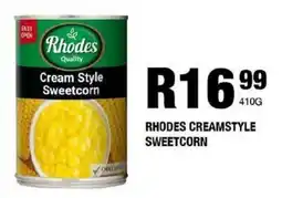 Take 'n Pay Rhodes creamstyle sweetcorn offer