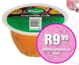 Take 'n Pay Rhodes granadilla pulp offer