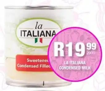 Take 'n Pay La italiana condensed milk offer