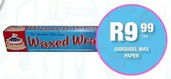 Take 'n Pay Carousel wax paper offer