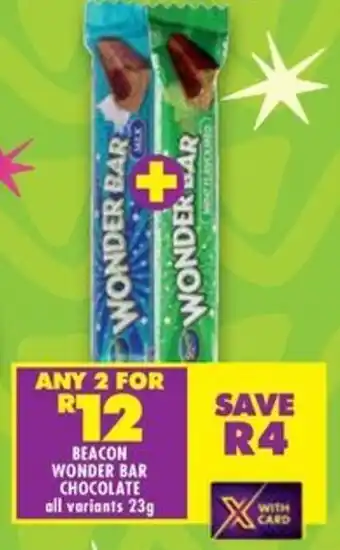 Beacon wonder bar chocolate