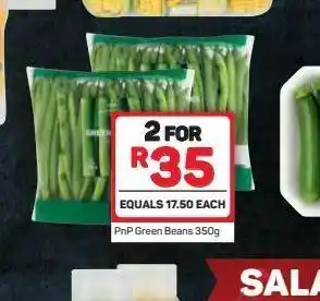 Pick n Pay Pnp green beans 2 offer