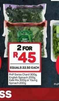 Pick n Pay Spinach 2 offer