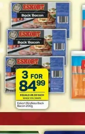 Pick n Pay Eskort bacon 3 offer