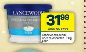 Pick n Pay Lancewood cream cheese offer