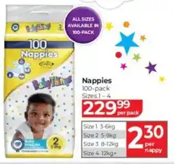 Baby City Baby Things Nappies offer