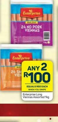 Pick n Pay Enterprise smoked viennas 2 offer