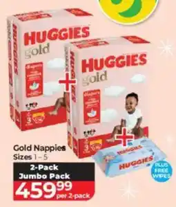 Baby City Huggies Gold Nappies Jumbo Pack offer