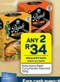 Pick n Pay Rajah curry powder 2 offer