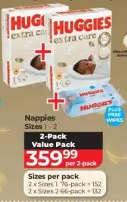 Baby City Huggies Nappies Value Pack offer