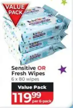 Baby City Baby Things Sensitive OR Fresh Wipes offer