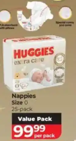 Baby City Huggies Nappies Value Pack offer
