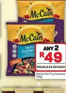 Pick n Pay Mccain mixed vegetables 2 offer