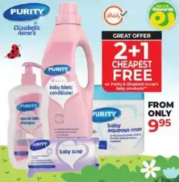 Baby City Purity & Elizabeth Anne's baby products offer