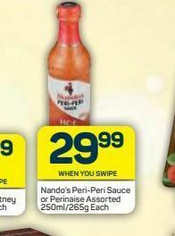 Nando's sauces