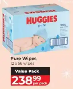 Baby City Huggies Pure Wipes Value Pack offer
