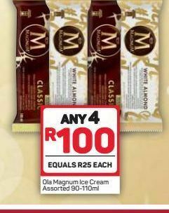 Pick n Pay Magnum ice cream 4 offer