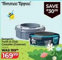 Baby City Tommee Tippee Sangenic Twist & Click Cassette offer