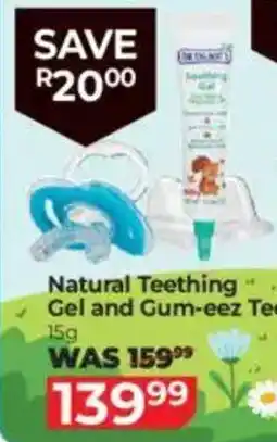 Baby City Nuby Natural Teething Gel and Gum-eez Teether offer