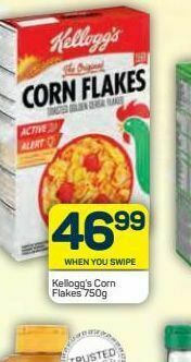 Pick n Pay Kellogg's corn flakes offer