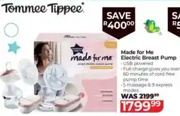 Baby City Tommee Tippee Made for Me Electric Breast Pump offer