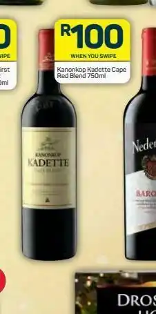 Pick n Pay Kanonkop kadette wine offer