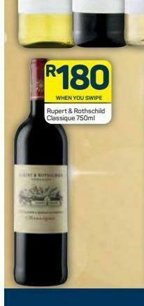 Pick n Pay Rupert & rothschild red wine offer