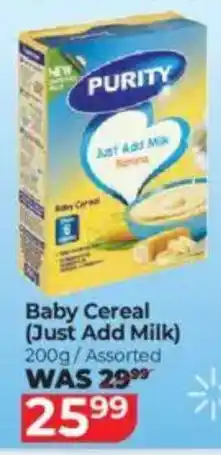 Baby City Purity Baby Cereal offer