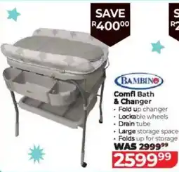 Baby City Bambino Comfl Bath & Changer offer