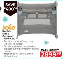 Baby City Joie Kubbie Sleep Compact Travel Cot offer