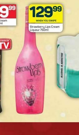Pick n Pay Strawberry lips liqueur offer