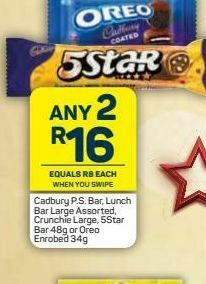 Pick n Pay Cadbury chocolate 2 offer