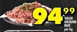 Shoprite Value ground beef offer