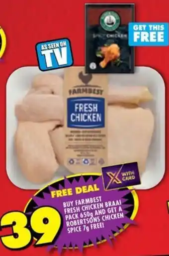 Shoprite Farmbest fresh chicken braai pack offer