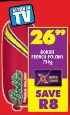Shoprite Bokkie french polony offer