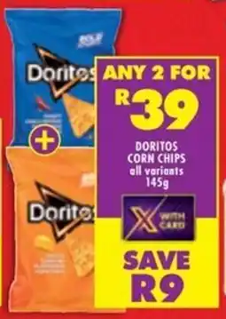 Shoprite Doritos corn chips offer