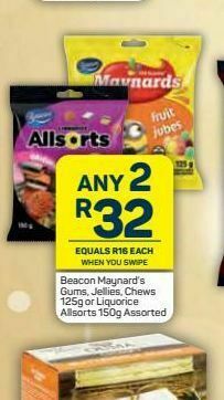 Pick n Pay Beacon maynards mini prepacks 2 offer