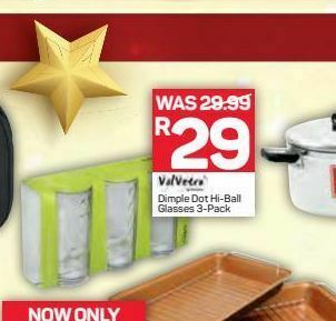Pick n Pay Drinking glasses offer