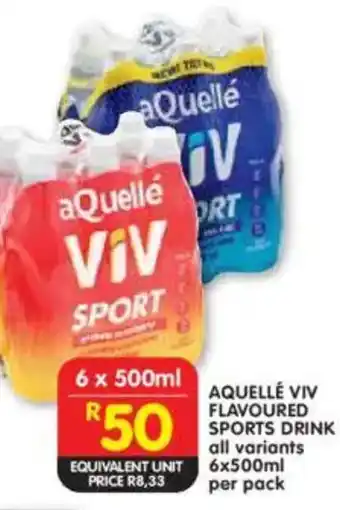 Aquelle viv flavoured sports drink
