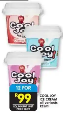 Shoprite Cool joy ice cream offer