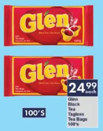 President Hyper Glen Black Tea Tagless Tea Bags offer