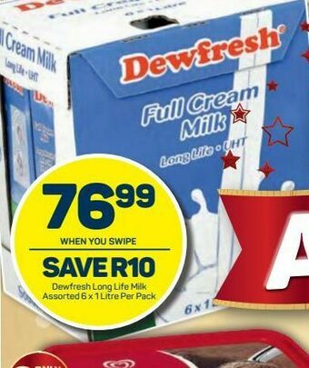 Pick n Pay Hypermarket Dewfresh milk offer