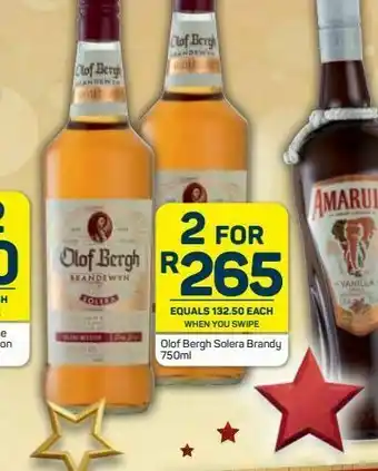 Pick n Pay Hypermarket Olof bergh whisky 2 offer