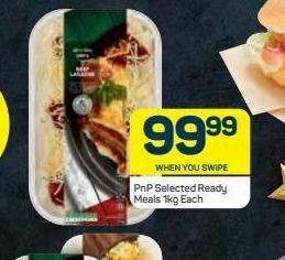Pick n Pay Hypermarket Pnp ready meals offer