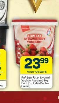 Pick n Pay Hypermarket Pnp yogurt offer