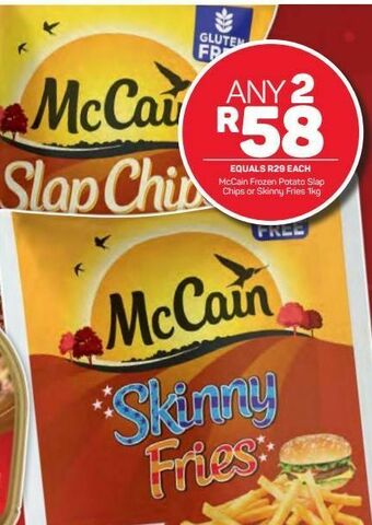 Pick n Pay Hypermarket Mccain chips 2 offer