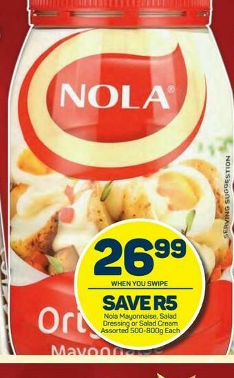 Pick n Pay Hypermarket Nola mayonnaise offer
