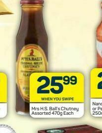 Pick n Pay Hypermarket Mr. balls chutney offer